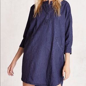 BDG Everly Dolman-Sleeve Denim Mini Dress
